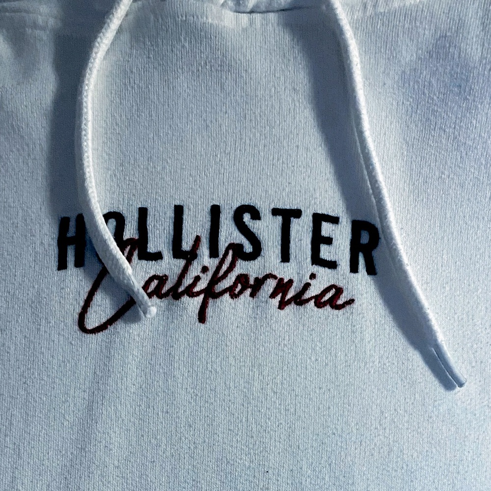 Hollister Men’s White Hooded sweater - Picture 3 of 4